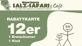 12er Karte Erwachsener und 1 Kind