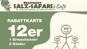 12er Karte Erwachsener und 2 Kindern