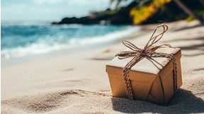 Geschenk am Strand