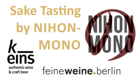Do 30. März Sake Tasting by NIHON-MONO