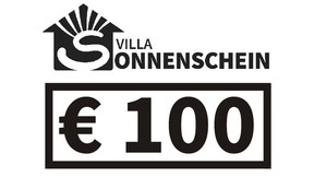 100 Euro-Villa Sonnenschein-Wert-Gutschein