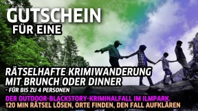 Rätselhafte KrimiWanderung mit Brunch oder Dinner - für bis zu 4 Personen
