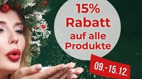 *09.-15.12.* 15% Rabatt auf alle Produkte - 150€ Gutschein für nur 127,50€