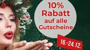 *16. - 24.12.* 10% Rabatt Beautylounge Gutschein 200€ für nur 180€