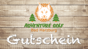 Gutschein AdventureGolf Harz Erw.