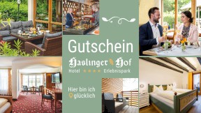 WertGutschein "WinterGlück für 2 Personen im Hotel am Haslinger Hof"
