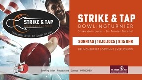 Mann mit Bowlingkugel