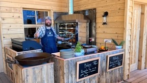 Grillabend am Berg
