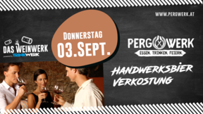 Weinwerk im PergWerk "Handwerksbier Verkostung" am 03.09.2020