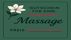 Klangschalenmassage 80 Min.