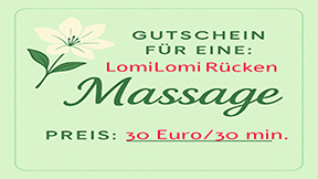 LomiLomi Rückenmassage 30 Min.