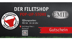 FILETSHOP Gutschein Popup Store