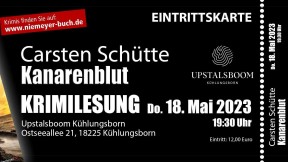 Buchlesung Ticket: Kanarenblut